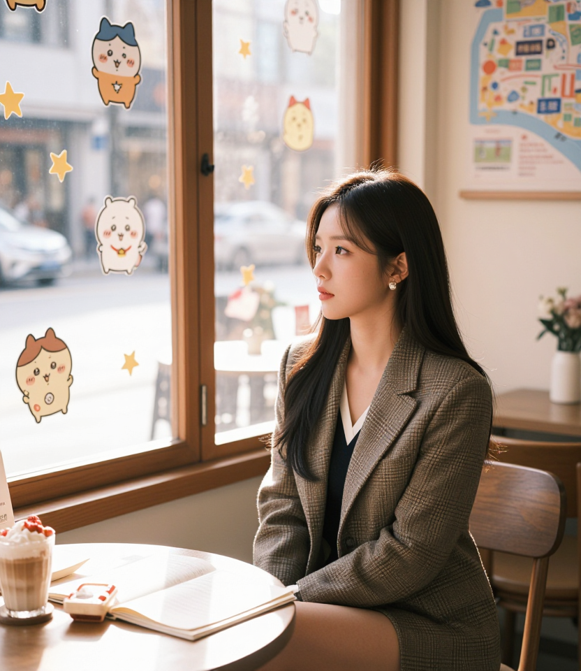 캐릭터 카페의 오후